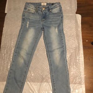 Denim jeans light wash